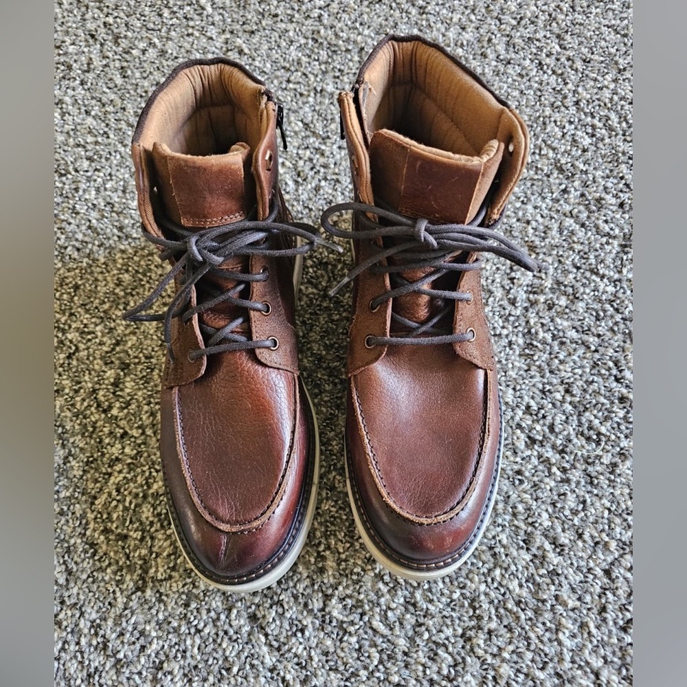 Franco Fortini Brown Leather Chukka Boots